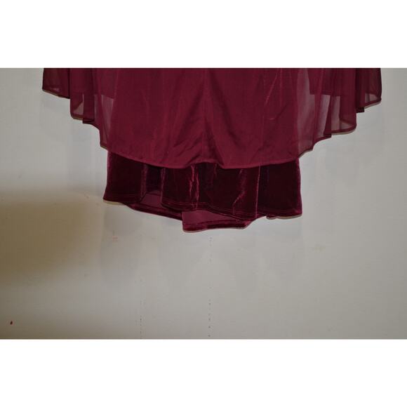 R&M richards rhinestone trim collar sheer sleeves capelet sheer cape NWT top - Picture 5 of 10